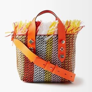 Christian Louboutin Small Raffia  Tote
